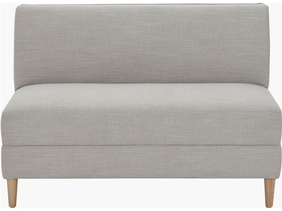 Stinson Becki Owens Light Gray Upholstered Banquette Bench