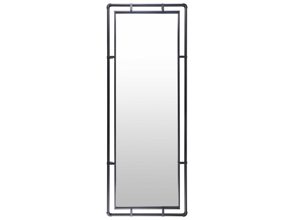 Indus Rectangle Full Length Mirror in Black with Iron Frame
