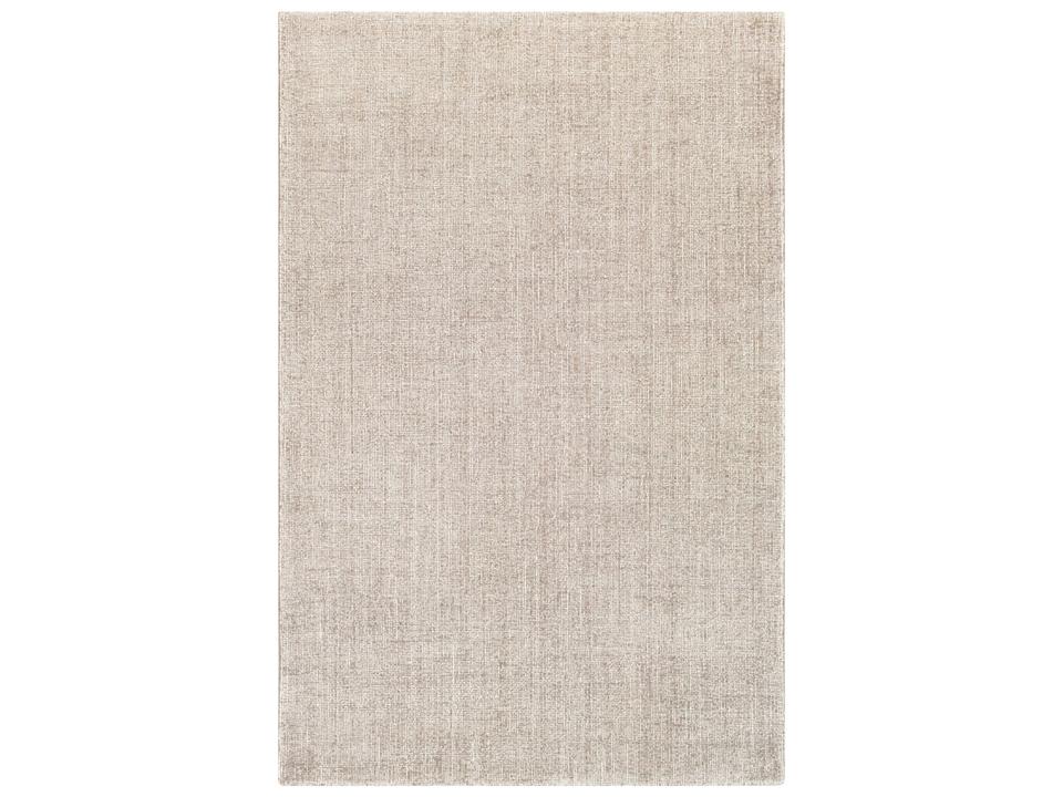 Messina Hand Tufted Wool Blend Area Rug in Gray and White