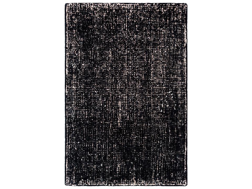 Messina Hand Tufted Modern Area Rug in Black and White