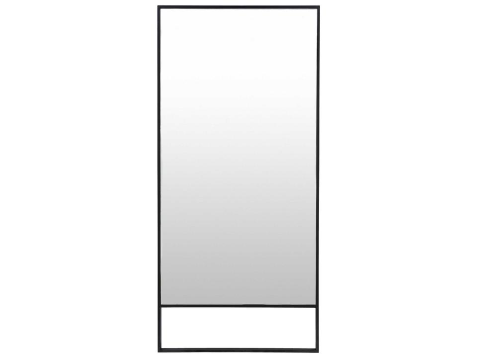 Maxxis Rectangular Full Length Floor Mirror in Hand Painted Black