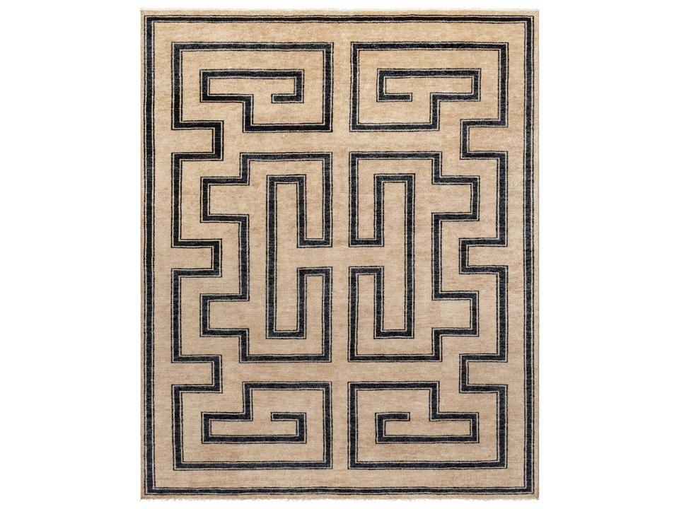 Hand Knotted Area Rug Riviera Collection Modern Style