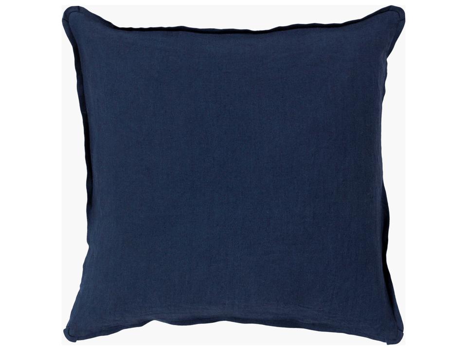 Solid Collection Linen Accent Pillow Woven Design