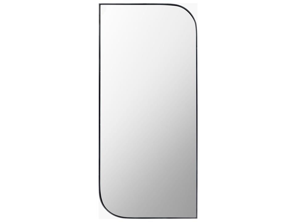 Sweyn Modern Full Length Mirror in Black Iron Frame