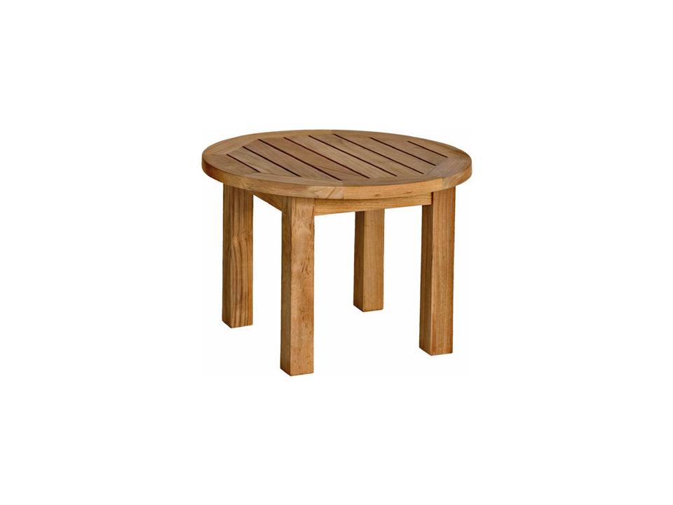 Canterbury Round Teak Outdoor Side Table
