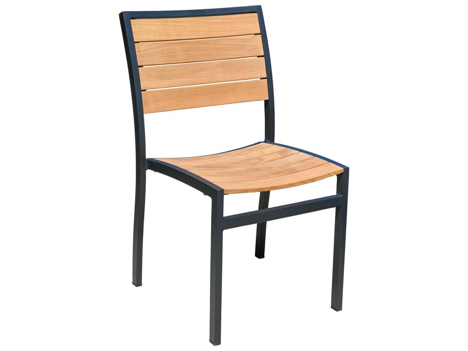 SoHo Stacking Teak Outdoor Dining Side Chair