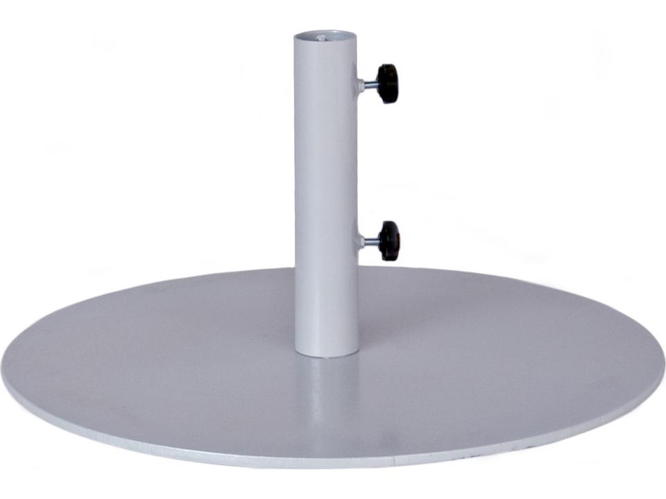 24-Inch Round Outdoor Umbrella Base for Teak Umbrellas