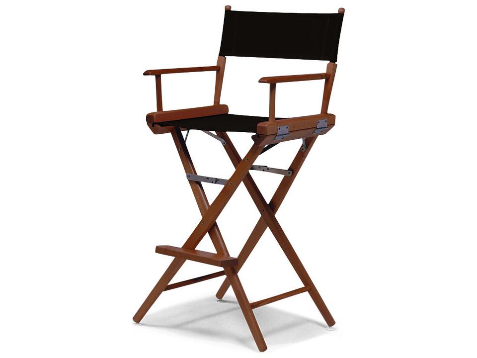Director Wood Sling Bar Height Arm Chair
