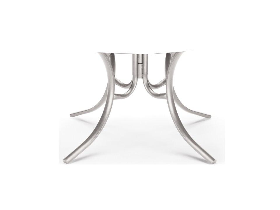 Aluminum Round Dining Table Base 28 Inch Height