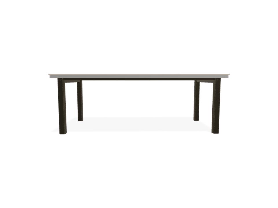 Aluminum Dining Height Parson Table Base