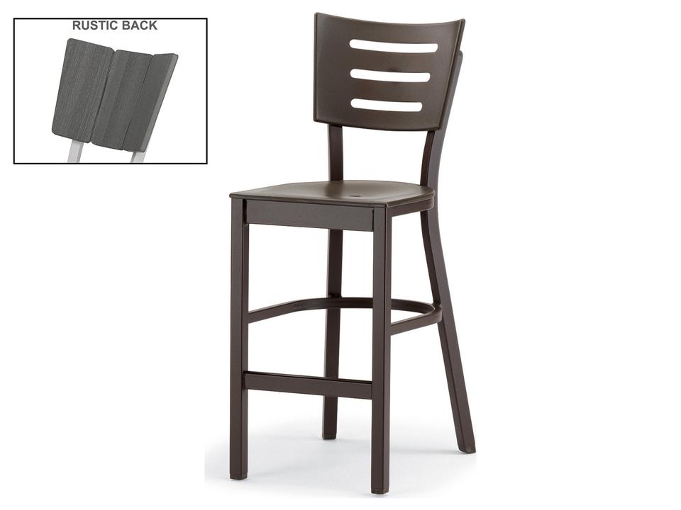 Avant MGP Aluminum Stacking Armless Counter-Height Chair