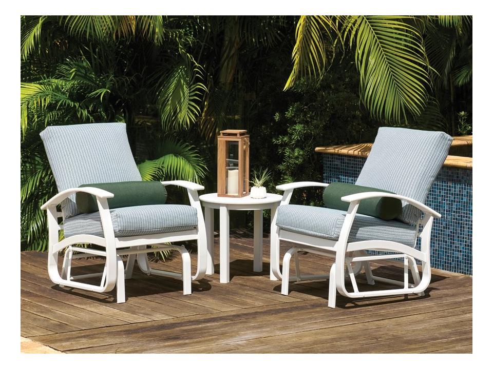 Belle Isle Cushion Aluminum Lounge Set