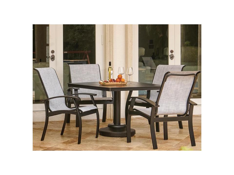 Belle Isle Sling Aluminum Dining Set