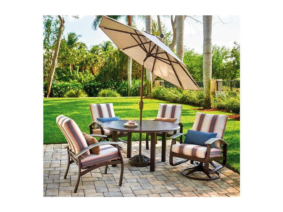 Belle Isle Cushion Aluminum Patio Dining Set