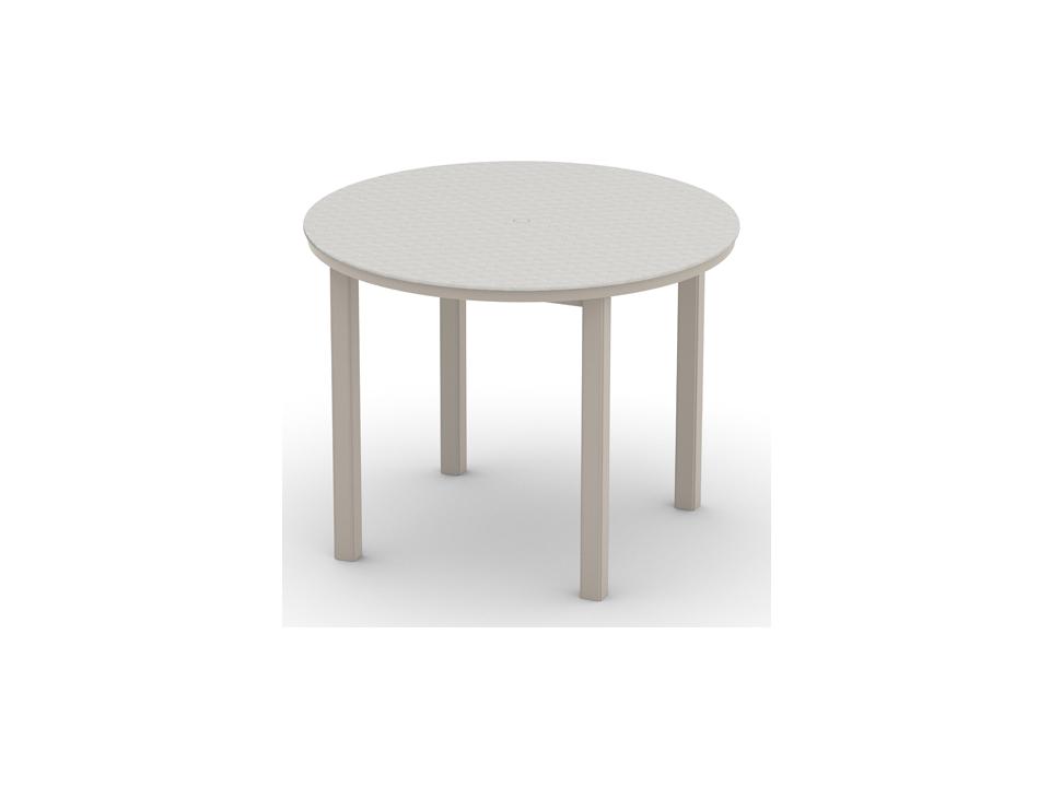 Origins Marine Grade Polymer Aluminum Round Outdoor Patio Counter Height Table