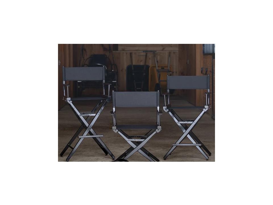 Director Chairs Wood Sling Chair Set