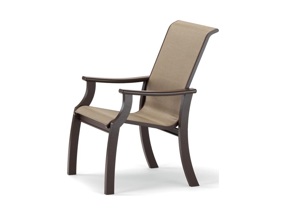 St. Catherine Marine Grade Polymer Sling Dining Arm Chair