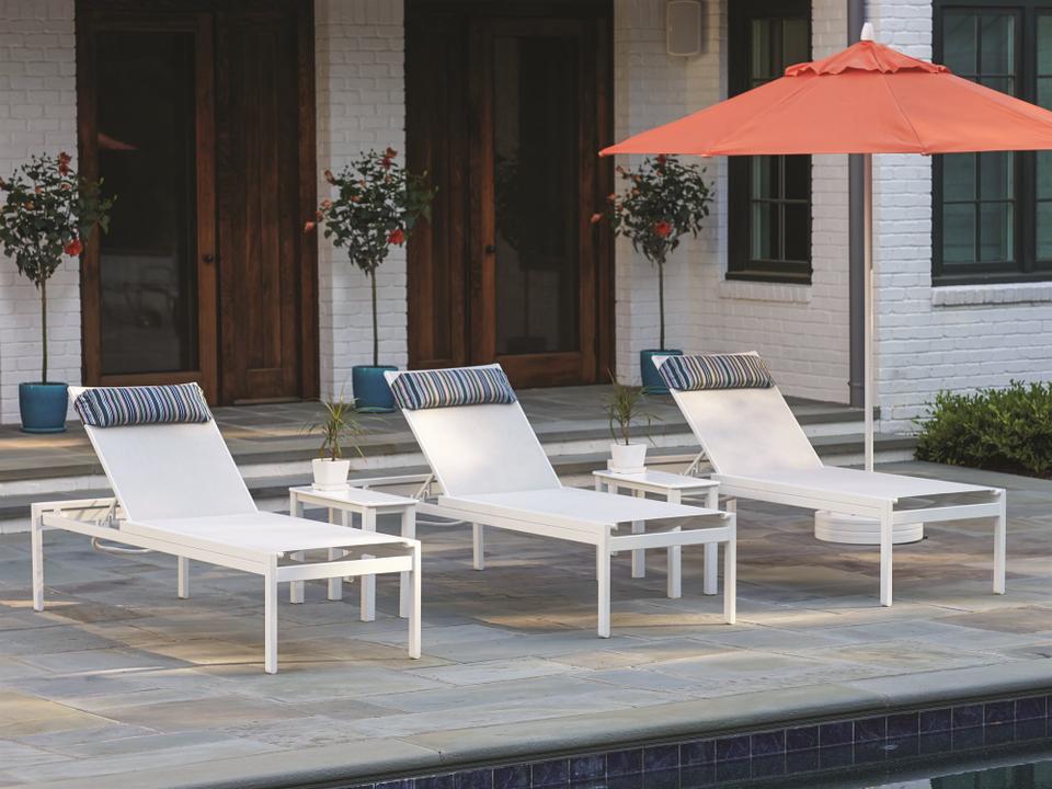 Kendall Sling Aluminum Patio Lounge Set