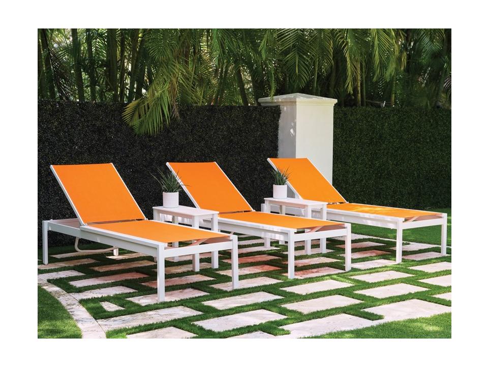 Kendall Sling Aluminum Lounge Set