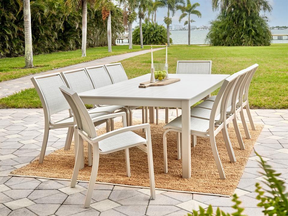Kendall Sling Aluminum Patio Dining Set