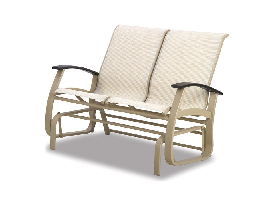 Belle Isle Sling Outdoor Loveseat Glider