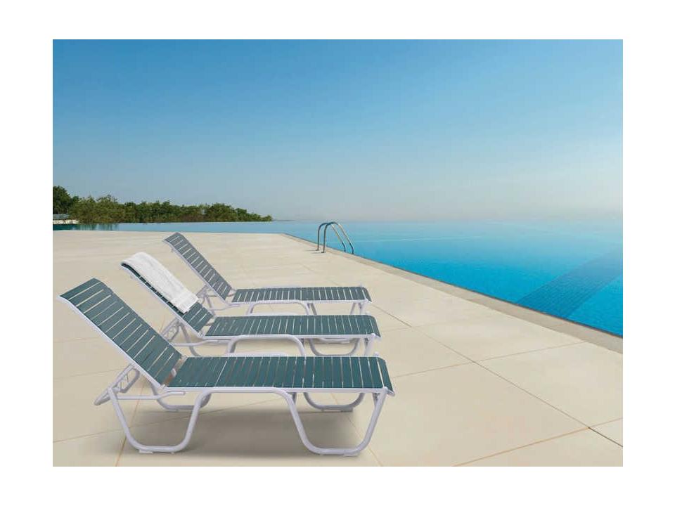 Reliance Contract Strap Aluminum Outdoor Lounge Set