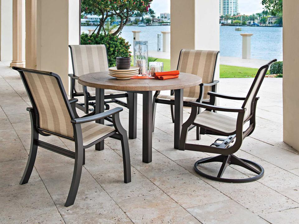 St. Catherine Marine Grade Polymer Sling Outdoor Dining Set