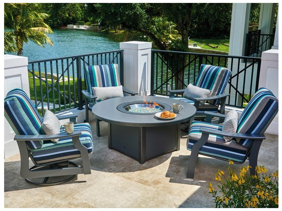 St. Catherine MGP Cushion Firepit Lounge Set