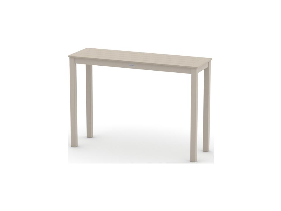 Marine Grade Polymer Aluminum Rectangular Counter Height Parson Leg Table