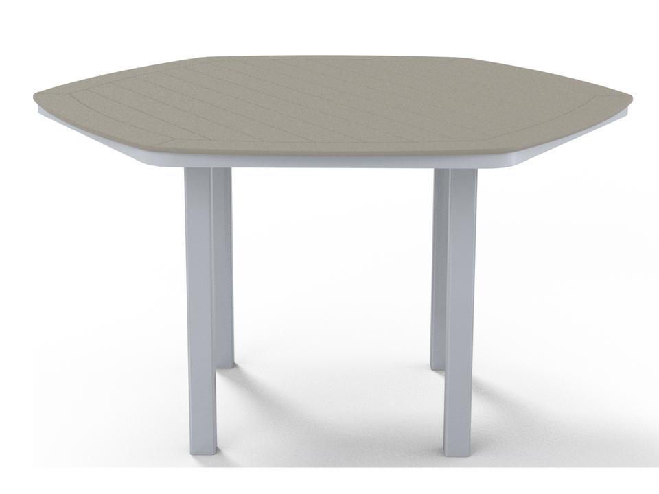 Frog Furnishings Hex ADA Recycled Plastic Hexagon Outdoor Picnic