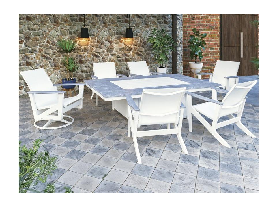 Wexler Sling Recycled Plastic Lounge Set