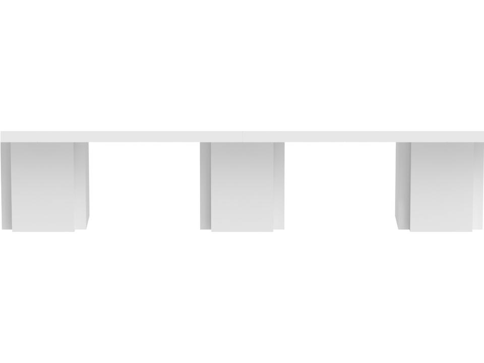 Dusk High Gloss White Conference Table Desk