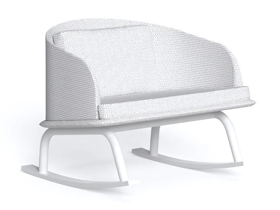 Cleosoft Alu Rocking Chair