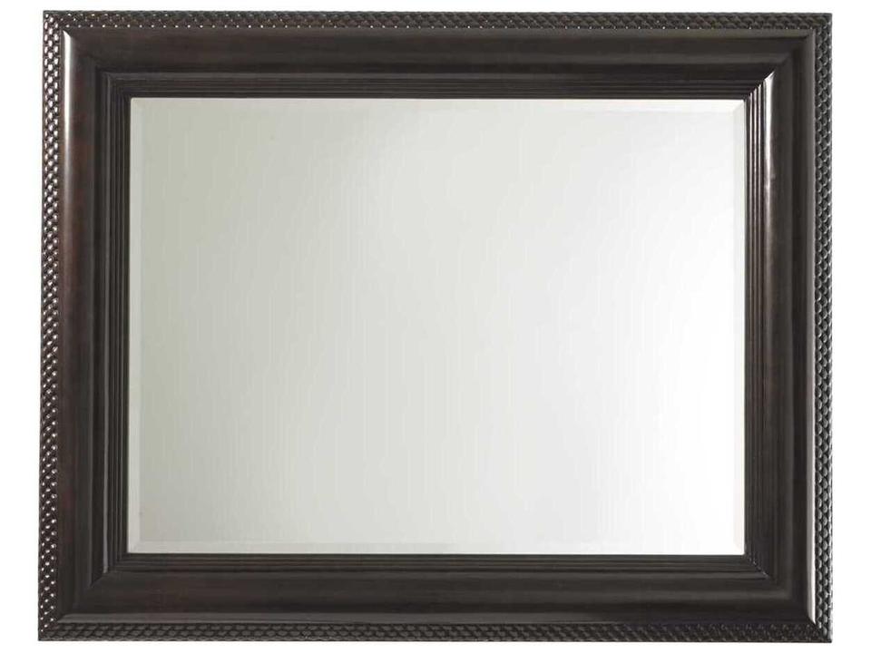Royal Kahala Landscape Mirror in Dark Kona Mahogany
