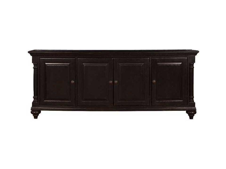 Home Kingstown Wellington 83-Inch Wood Media Console in Tamarind