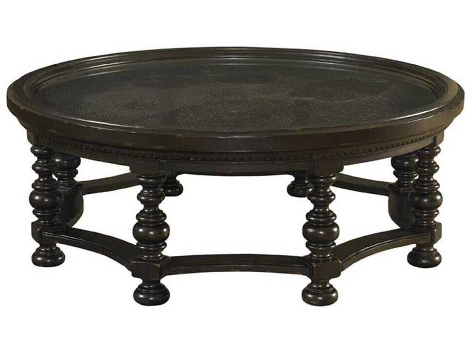 Kingstown Plantation Round Coffee Table in Tamarind Finish