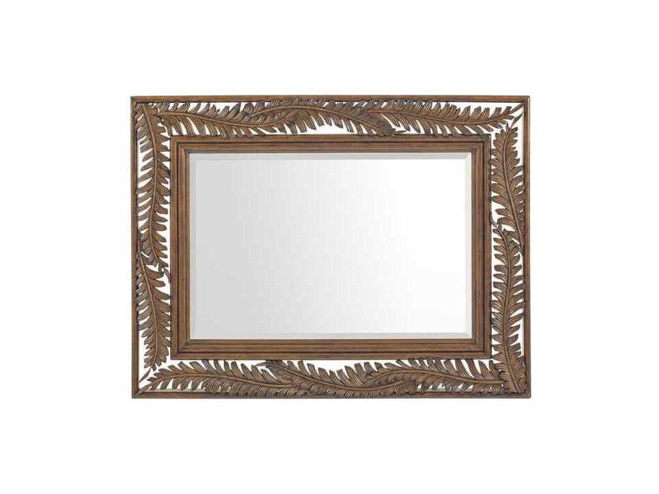 Bali Hai Seabrook Wood Framed Landscape Mirror