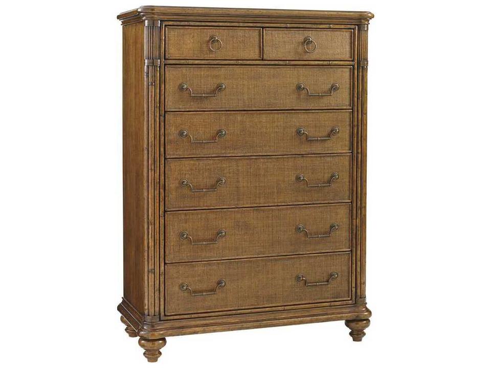Bali Hai Tobago 7-Drawer Chest in Caribbean Sunset Finish