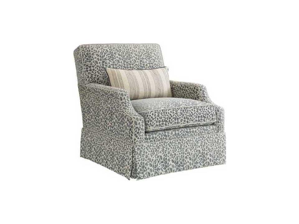 Courtney Upholstered Swivel Accent Chair