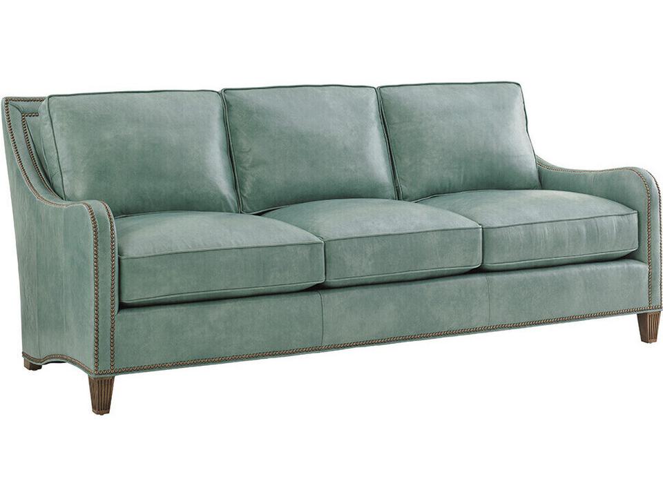 Twin Palms Koko Leather Sofa
