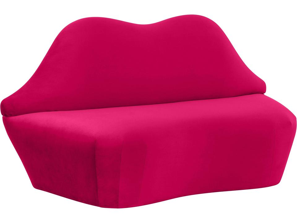 Lips 68" Performance Velvet Settee