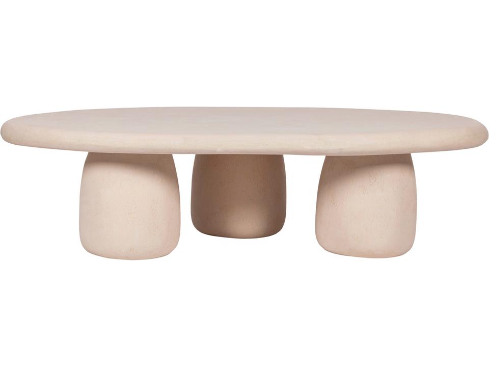 Rahul 59" Cream Coffee Table