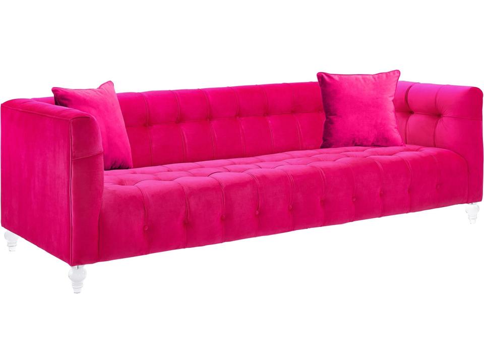 Bea 90.6" Performance Velvet Tufted Sofa