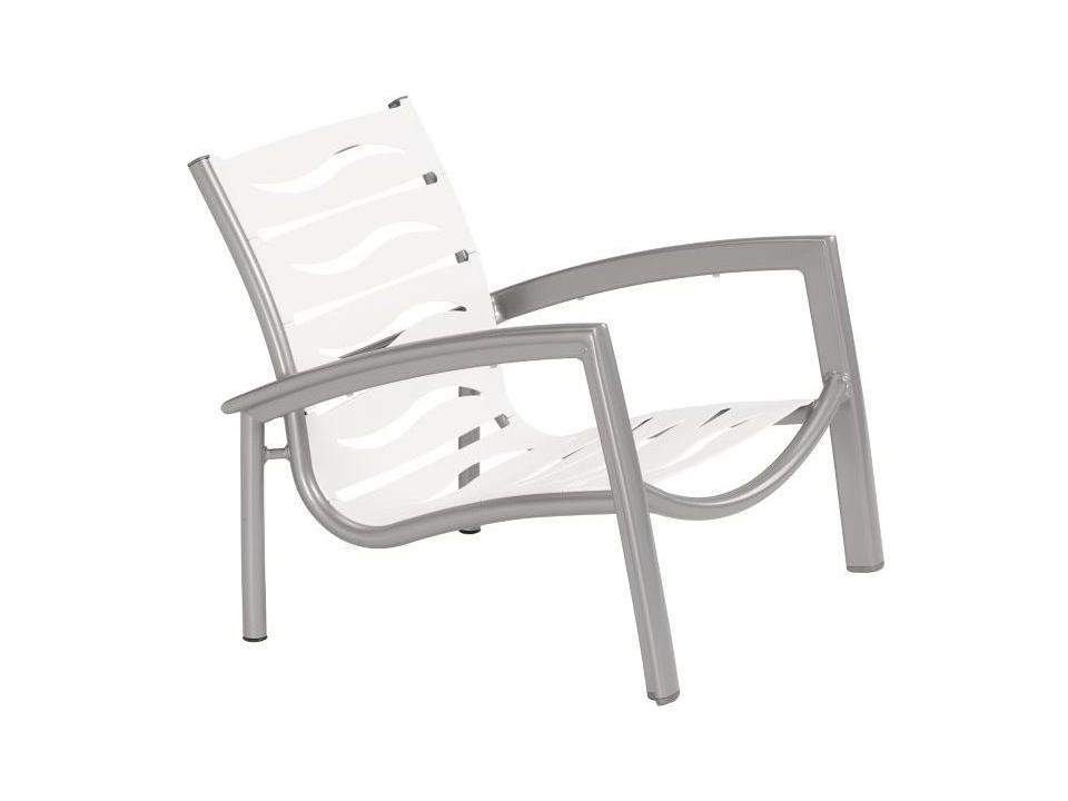 South Beach Wave Aluminum Sand Outdoor Lounge Chair