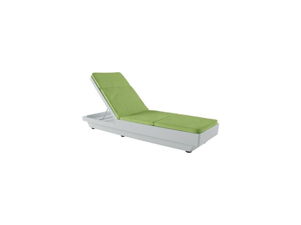Curve Armless Adjustable Marine-Grade Polymer Chaise Lounge