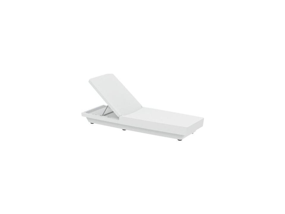 Curve Armless Adjustable Chaise Lounge