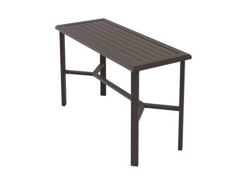 Banchetto Slat Aluminum Rectangular Console Table