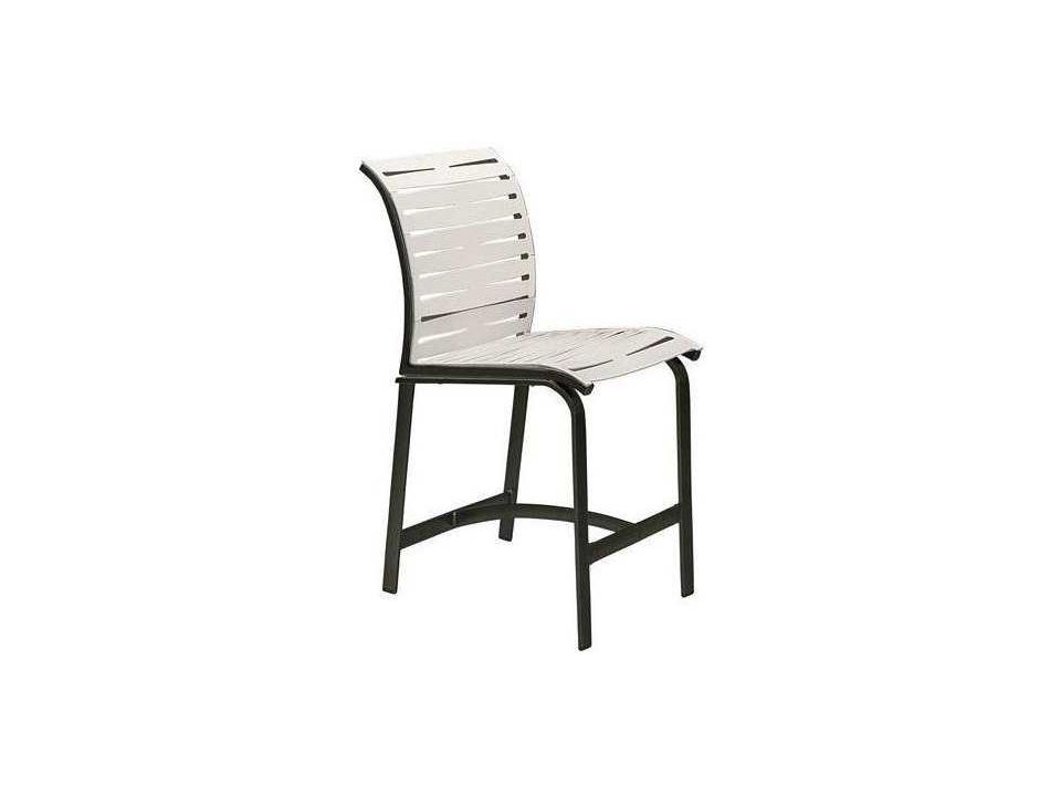 Elance EZ SPAN Counter Height Stool in Powder-Coated Aluminum and EZ SPAN Straps