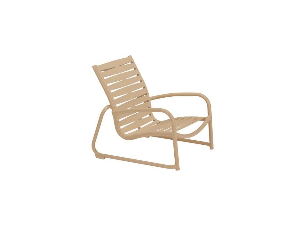 Millennia Ribbon Segment Aluminum Sand Outdoor Patio Lounge Chair