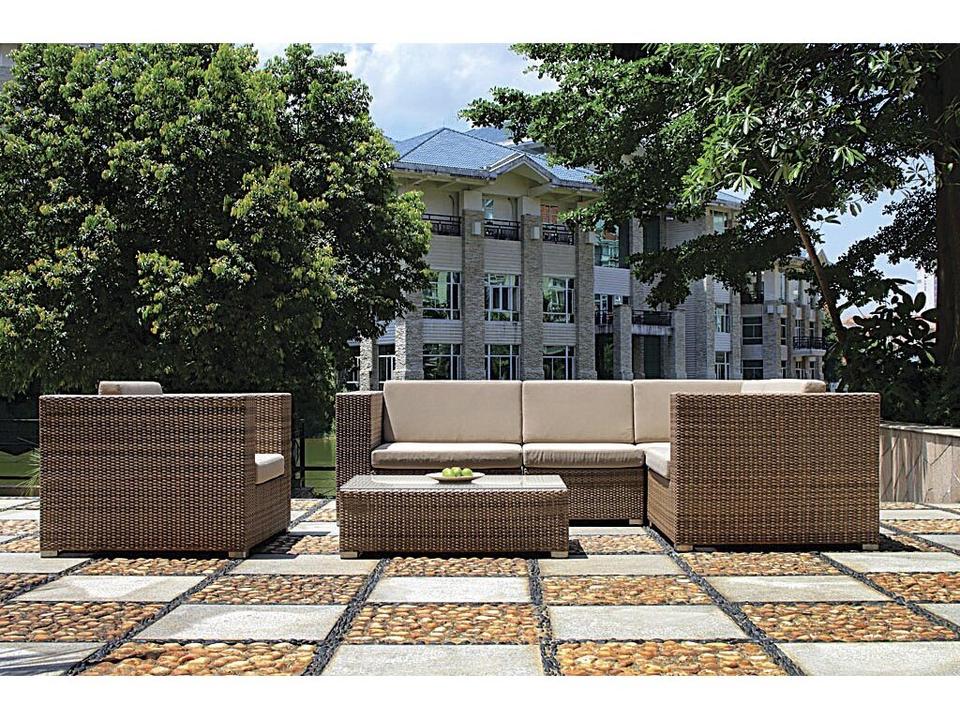 Arzo Woven Sectional Lounge Set